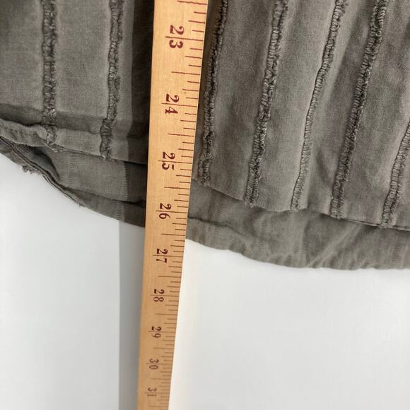 Franky Max Y2K Textured Gray Long Sleeve Button Up Rockabilly Grunge Men’s Med - Picture 10 of 10